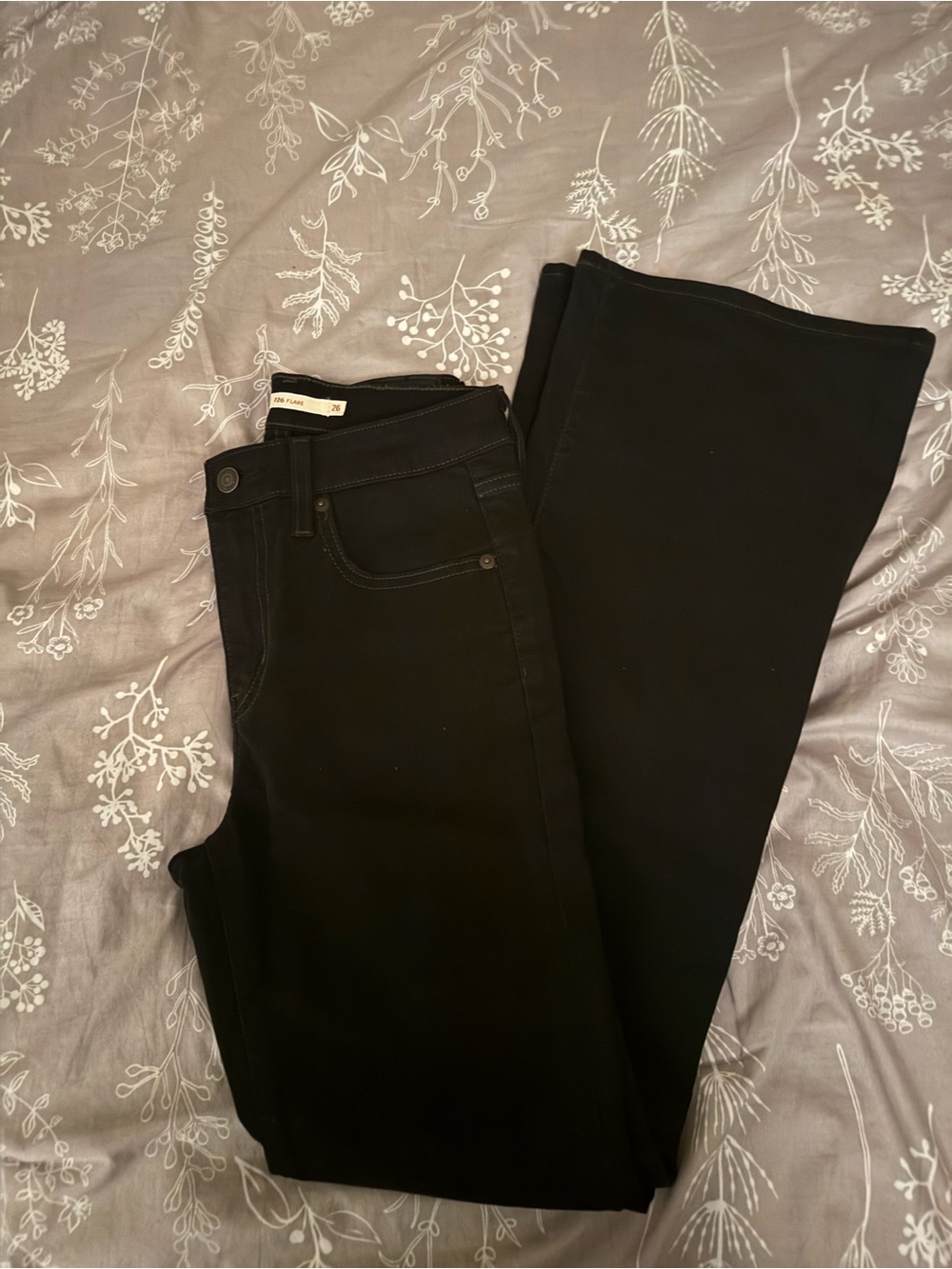 726 LEVIS Black Women's Jeans - Classic flare Fit